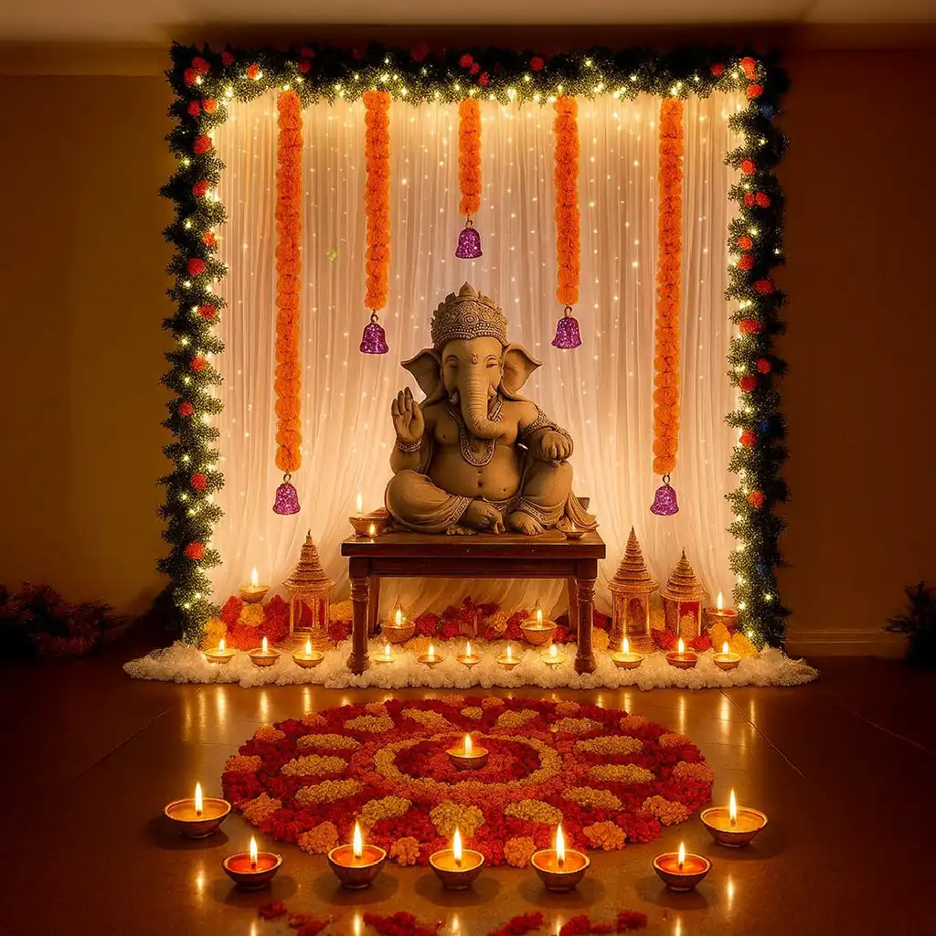 Ganesh Chathurthi decor